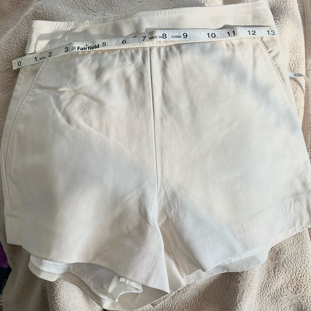Marciano for Guess lamb-Leather Shorts
